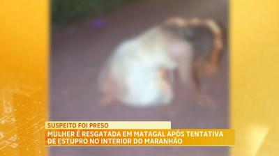 Mulher é resgatada em matagal após tentativa de estupro no interior do Maranhão