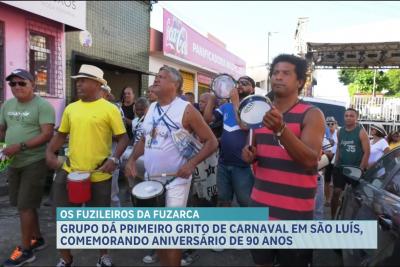 Fuzileiros da Fuzarca celebram 90 anos com cortejo e abertura oficial do Carnaval em São Luís