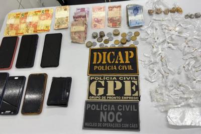 Polícia Civil prende irmãos gêmeos durante operação contra o tráfico em Timon