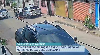 Homem é preso em posse de veículo roubado no município de São José De Ribamar