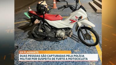 Polícia Militar recupera motocicleta roubada e conduz dupla suspeita, em São Luís