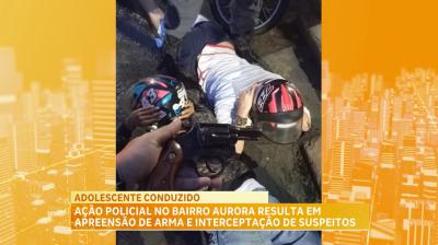 Policiais do 20º BPM apreendem arma de fogo com dupla em moto, em São Luís
