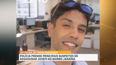 Polícia prende os principais suspeitos de assassinarem jovem no bairro Janaína