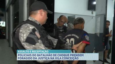 Batalhão de Choque prende foragido da justiça na Vila Conceição