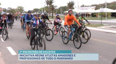 Segundo Encontro Estadual de Ciclistas reúne atletas amadores e profissional, em São Luís