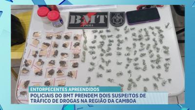 BMT prende dois suspeitos por tráfico no Parque da Camboa