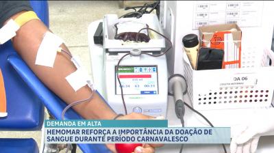 Hemomar reforça importância da doação de sangue durante o Carnaval