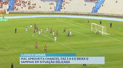 Maranhão Atlético vence Sampaio Corrêa e abre boa vantagem nas semifinais do Maranhense