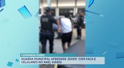 Guarda Municipal apreende jovem suspeito de assaltos no Anel Viário