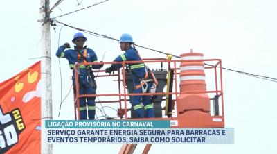Saiba como solicitar ligação provisória para barracas de vendas durante o Carnaval