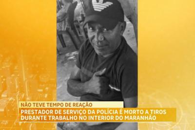 Prestador de serviço da polícia é morto a tiros durante o trabalho, em Matinha