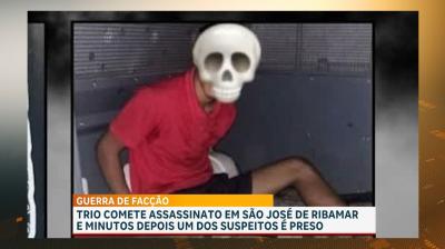 Trio comete assassinato em São José de Ribamar e minutos depois um dos suspeitos é preso