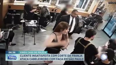 Cliente insatisfeita com corte de cabelo esfaqueia cabeleireiro pelas costas