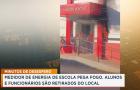 Pedreiras: medidor de energia elétrica pega fogo em escola