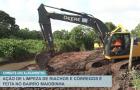 São Luís: ações de limpeza de riachos e córregos é realizado na Maiobinha