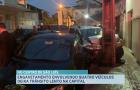 Engavetamento entre quatro carros deixa trânsito lento na capital