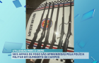 Polícia apreende seis armas de fogo na zona rural de Humberto de Campos, no MA