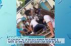Ataque dentro de escola: homem pula muro e tenta estrangular estudante