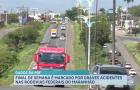 PRF registra nove acidentes e três mortes nas rodovias federais do Maranhão