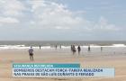 Mesmo com chuvas, feriado prolongado leva banhistas às praias da Grande Ilha