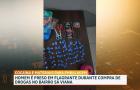 PM conduz suspeito de tráfico de drogas no bairro Sá Viana