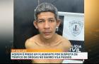 PM conduz suspeito de tráfico de drogas e posse irregular de ama de fogo na Vila Passos