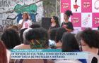 Intervenção cultural conscientiza sobre a importância de proteger a infância de meninas