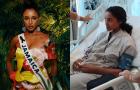 Miss Jamaica deixa o hospital quatro meses após queda de palco no Miss Universo
