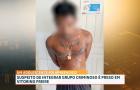 Polícia prende suspeito com mandado de prisão em aberto, em Vitorino Freire