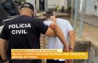 Polícia Civil prende homem condenado a mais de 15 anos de prisão por tráfico de droga
