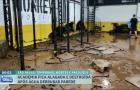 Chuva forte causa destruição em academia na zona sul de São Paulo