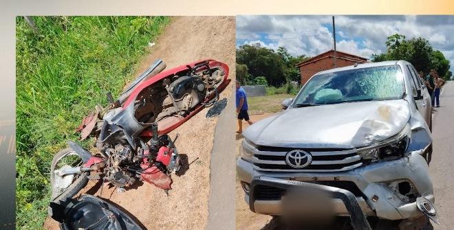 Vitória do Mearim: adolescente morre em acidente de trânsito na MA-014