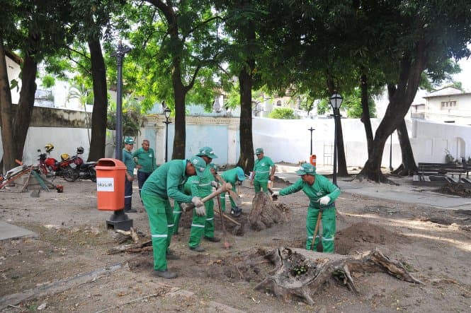 Será desenvolvido um novo projeto paisagístico na área.