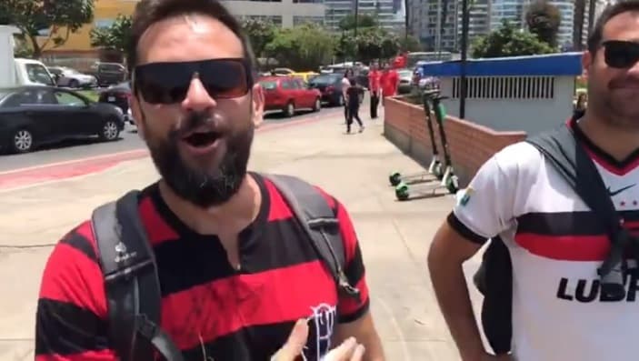 Torcedores do Fla em Lima estão otimistas para final da Libertadores
