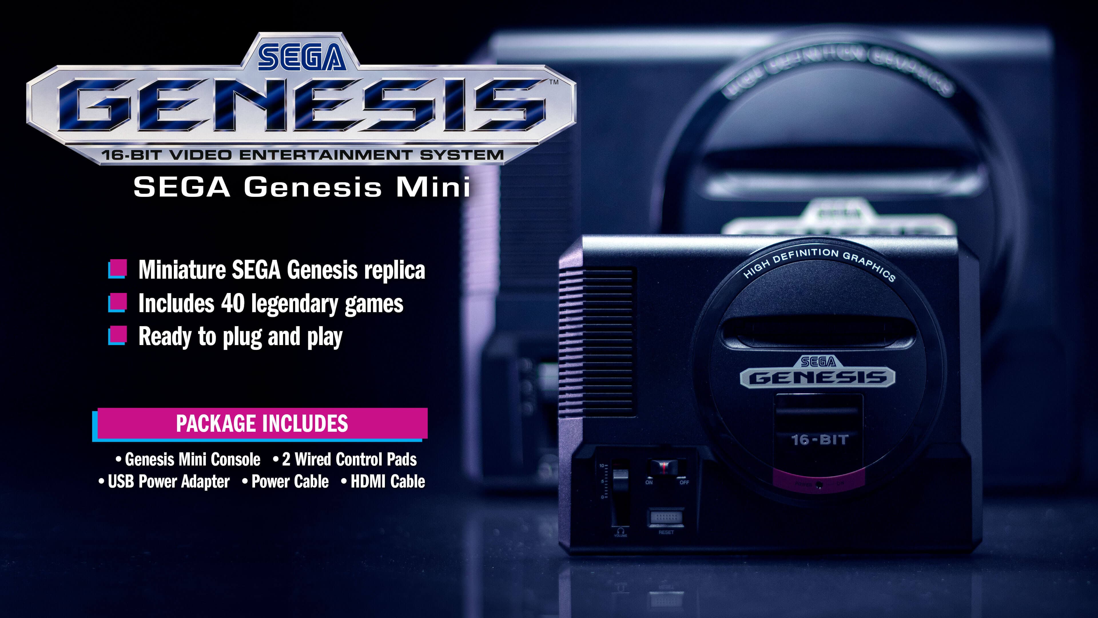 SEGA aposta na nostalgia e lança Genesis Mini