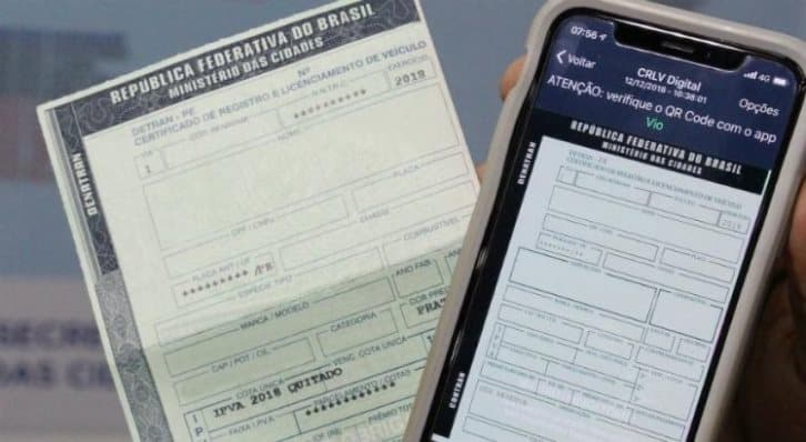 Detrans terão prazo até junho para adequação à CRLV digital