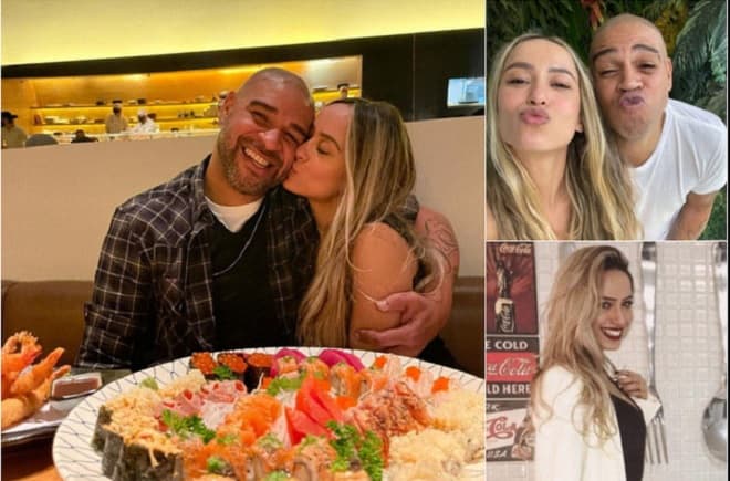 Adriano Imperador engata romance com estudante de medicina
