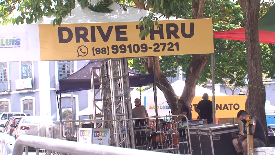 Feirinha São Luís conta agora com sistema drive thru