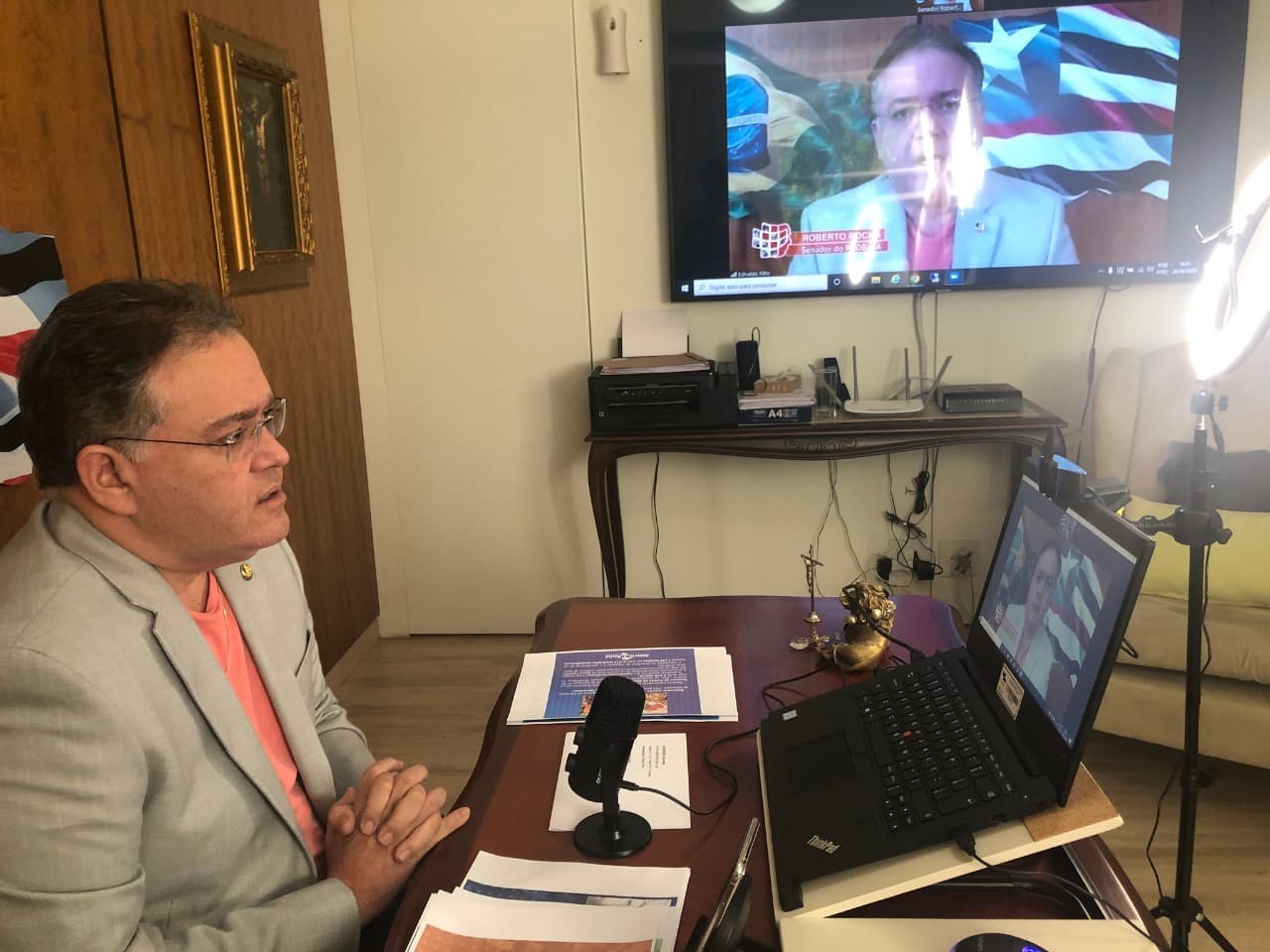 Reforma Tributária com Roberto Rocha é o assunto da 'Live JR'