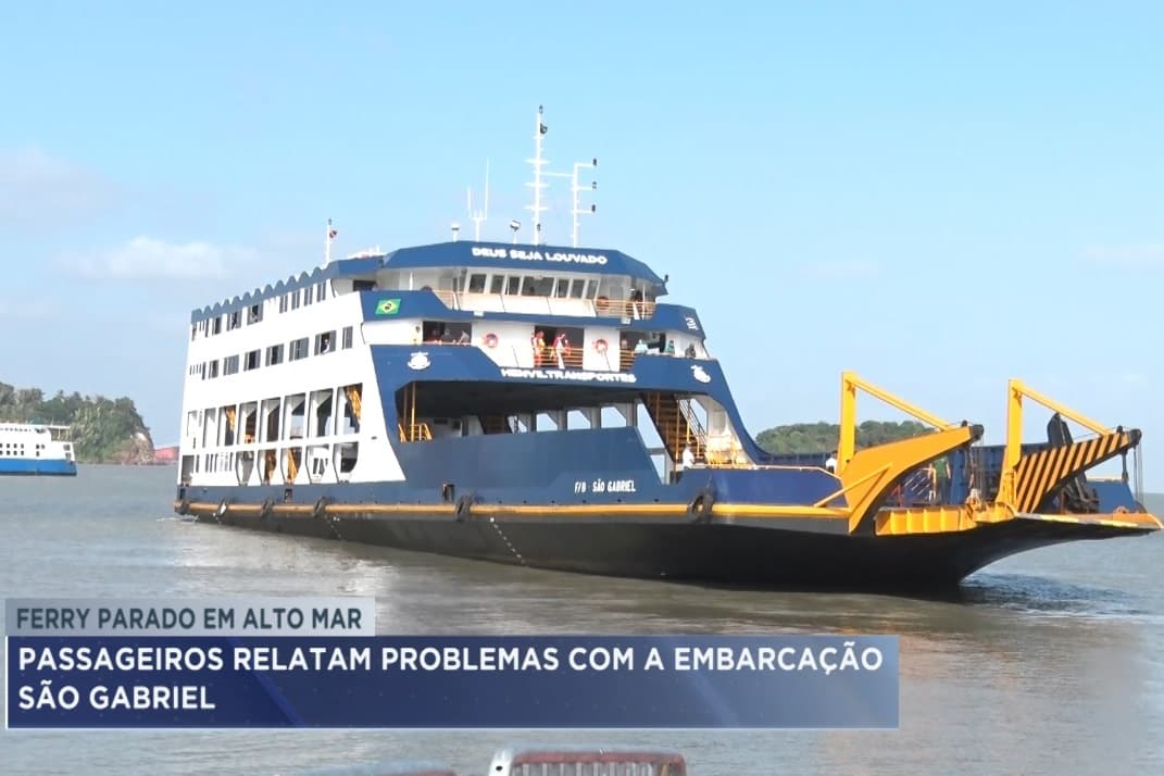 Ferry boat: usuários relatam problemas com embarcação