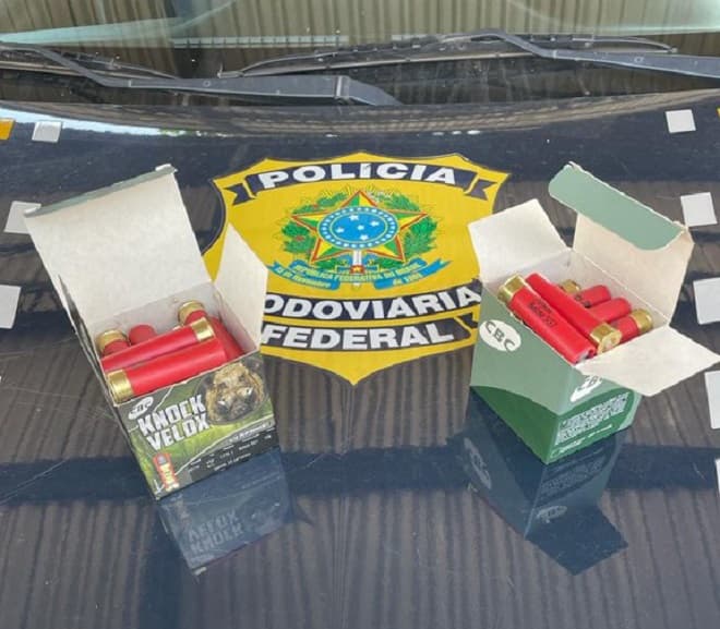PRF flagra motorista portando munições ilegalmente em Imperatriz