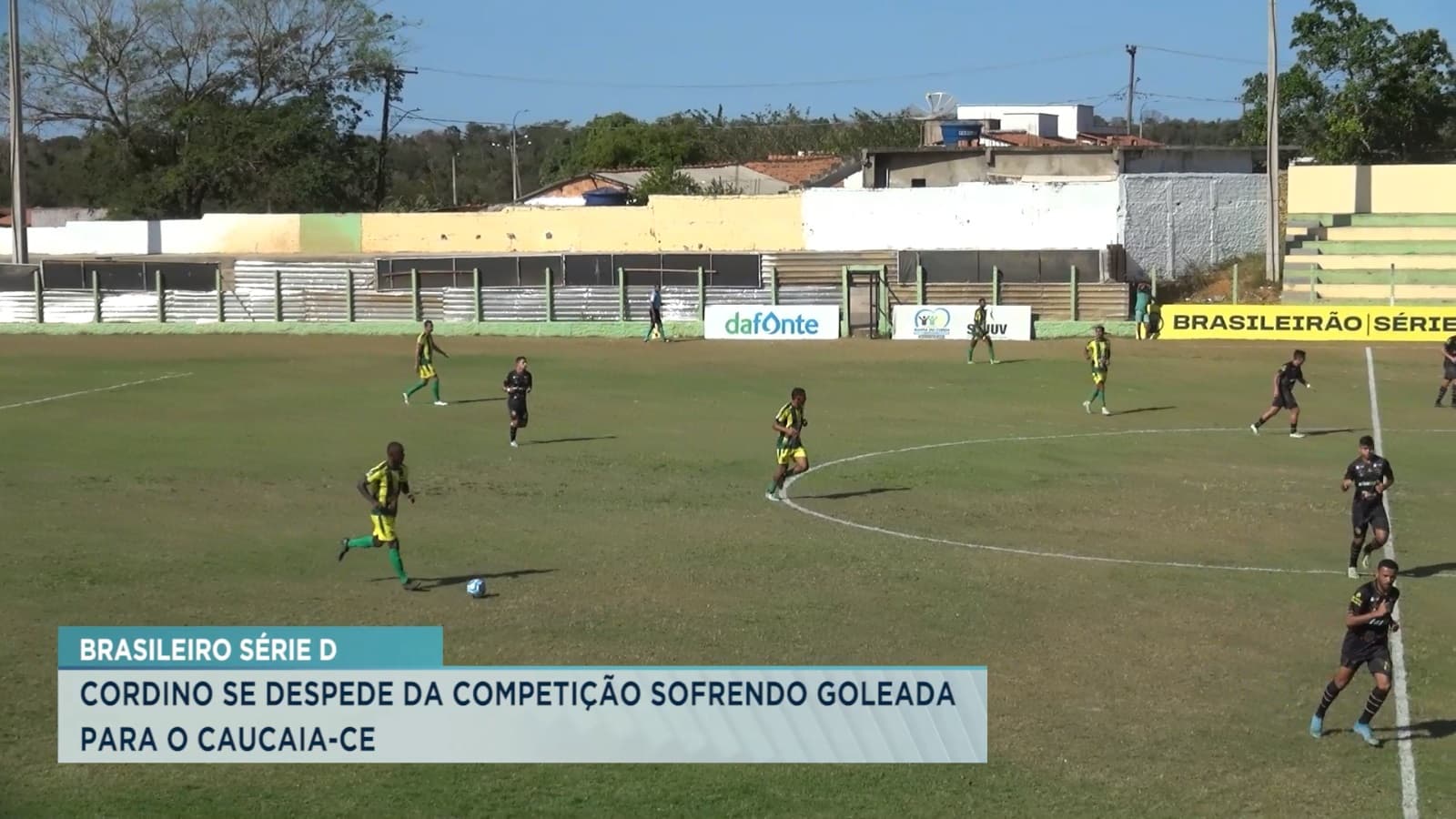 Cordino se despede da Série D sofrendo goleada para Caucaia (CE)
