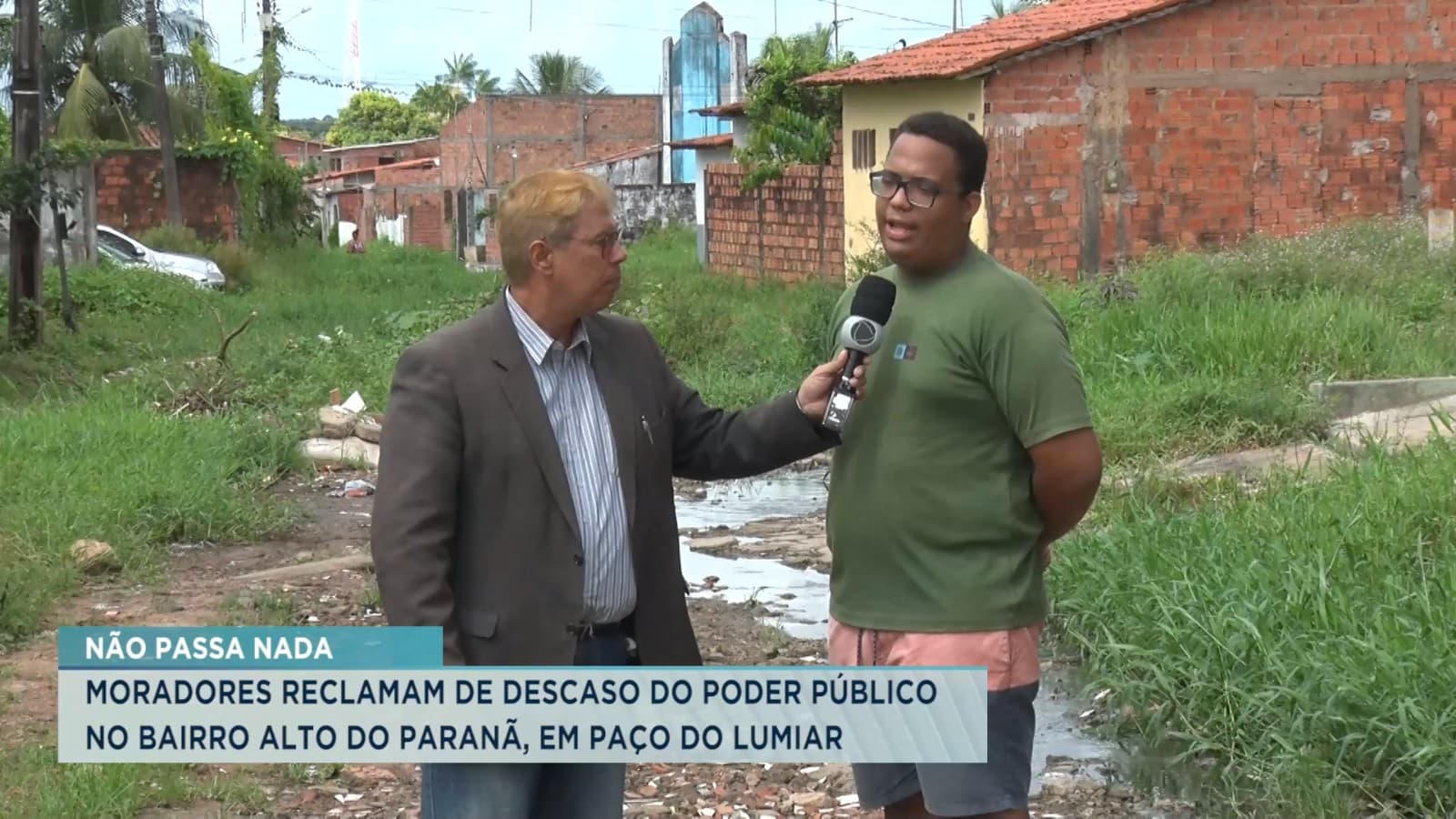 No bairro Alto do Paranã, moradores reclamam da infraestrutura de ruas