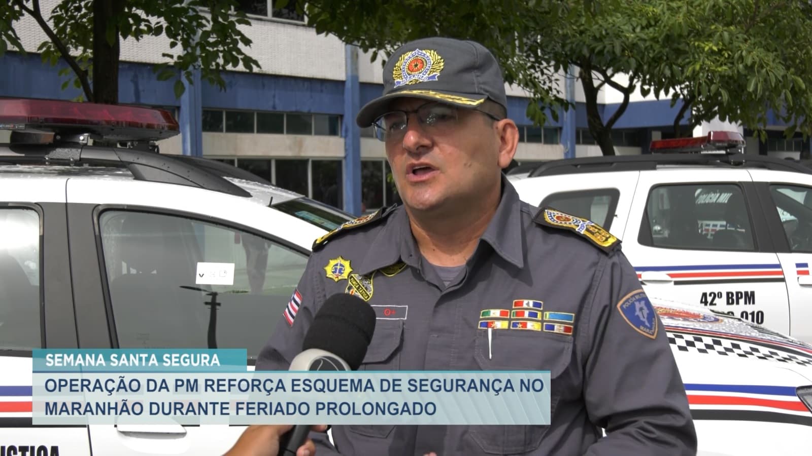 Operação da PM reforça segurança durante o feriado no Maranhão
