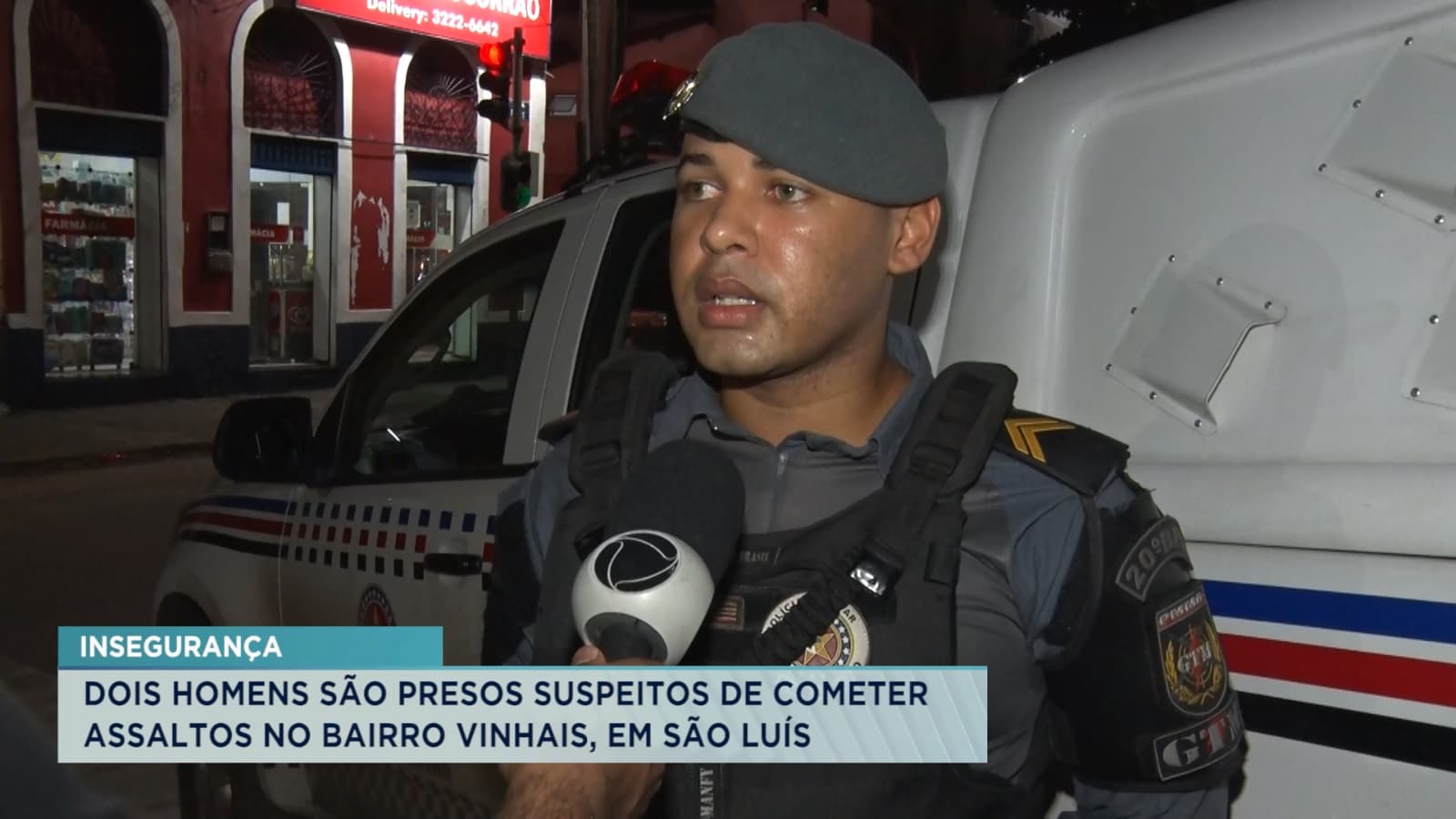 Dois homens são presos suspeitos de cometer assaltos no bairro Vinhas