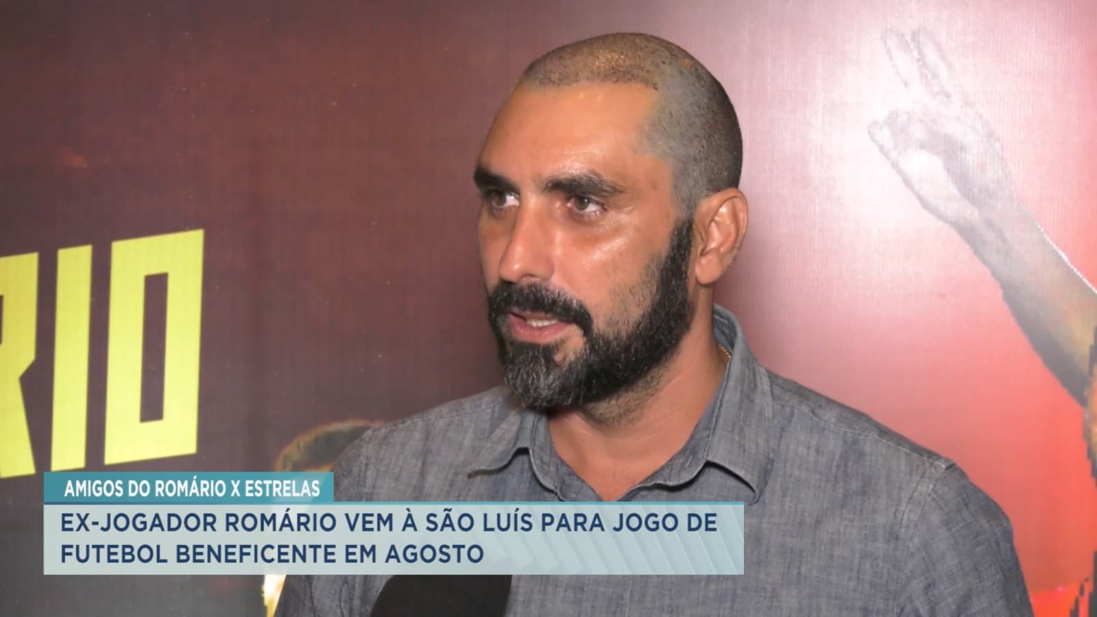 Amigos do Romário x estrelas: coquetel de lançamento promove jogo festivo