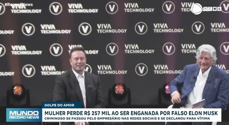 Mulher cai no 'golpe do amor' e acredita que conversava com Elon Musk