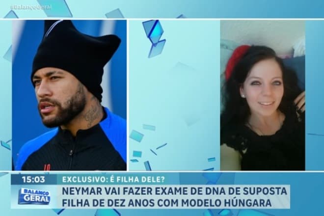 Neymar fará exame de DNA para investigar se é pai de criança com modelo húngara