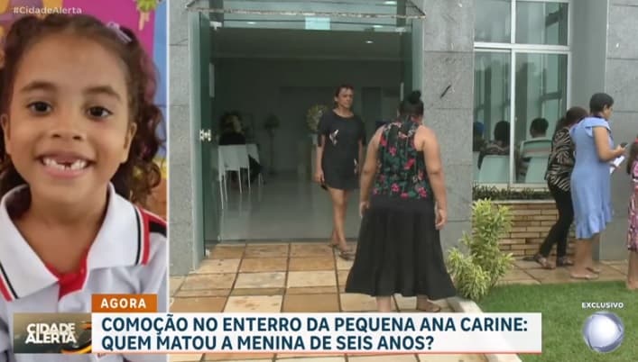 Caso Ana Carine: corpo da menina de 6 anos é enterrado em Caucaia, Fortaleza