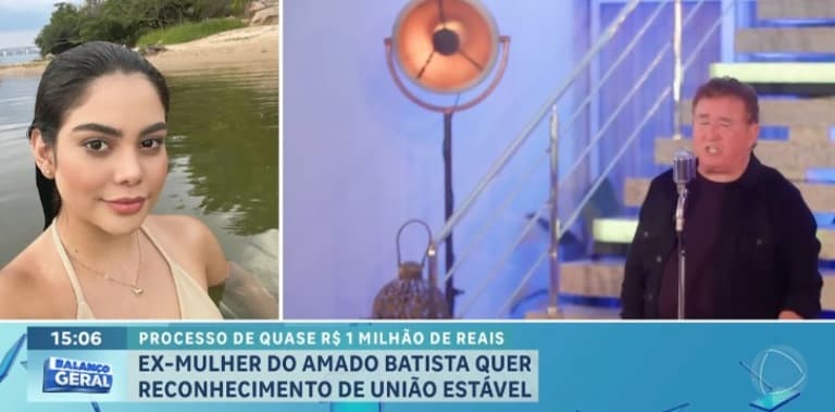 Ex de Amado Batista quer reconhecimento de união estável e pede quase R$ 1 milhão ao cantor